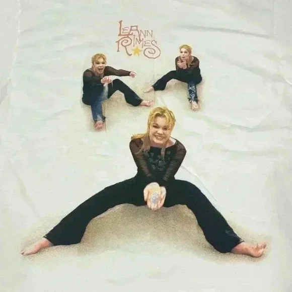 Vintage 1998 LeAnn Rimes Concert Tee Something to Talk About Single Stich Tour L - Picture 2 of 8